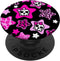 McBling Aesthetic Star Skull Bow Leopard Print Zebra Pink PopSockets Standard PopGrip