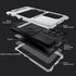 Heavy Duty Metal Aluminium Bumper Case for Samsung Galaxy S24 Ultra with Built-in Screen Protector, Military Grade