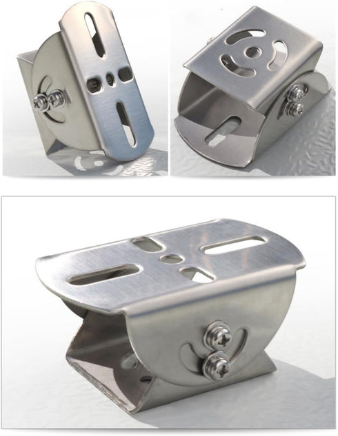 Universal Wall Pole Joint Mount Adaptor, Adjustable CCTV Camera Mount Bracket for Surveillance Cameras