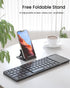 Foldable Bluetooth Keyboard with Touchpad, Portable Wireless Keyboard for iOS, Android, Windows, Mac, Sync Up to 3