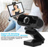 WAONIQ 1080P Web Camera for Desktop Computer, Webcam with Microphone, USB Interface, Plug and Play, USB Camera