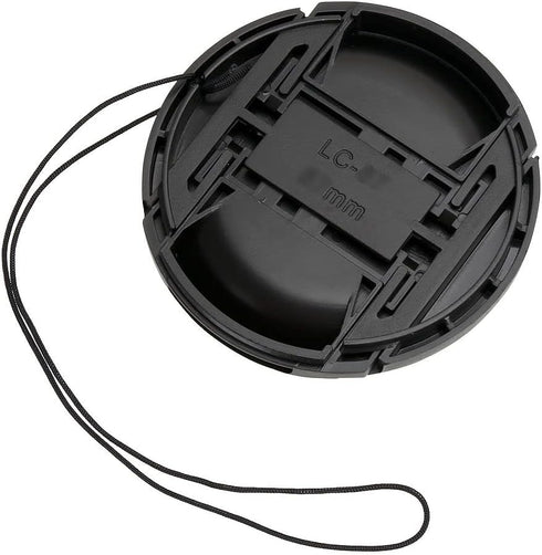 Universal Center Pinch Snap-on Front Lens Cap 40.5mm to 82mm for Canon Nikon Sony Pentax Olympus Cameras
