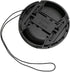 Universal Center Pinch Snap-on Front Lens Cap 40.5mm to 82mm for Canon Nikon Sony Pentax Olympus Cameras