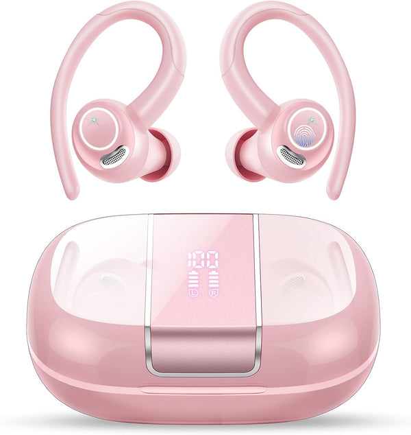 Wireless Earbuds Bluetooth 5.3 Headphones Sports, 48H Earphone with ENC Mic, Stereo
