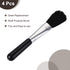 MECCANIXITY 4 Pack Computer Cleaning Brush Tools with Soft Bristle and 4.7 Inch Plastic Handle for Keyboard, Camera Lens