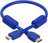 Cmple HDMI Cable 1.5FT, High Speed HDTV Ultra-HD (UHD) 3D, 4K @60Hz, 18Gbps, Blue