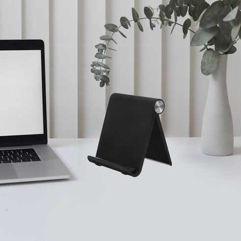 Healvian Foldable Mobile Phone Bracket and Desktop Phone Holder Compact Adjustable Tablet Stand for Smartphones Office