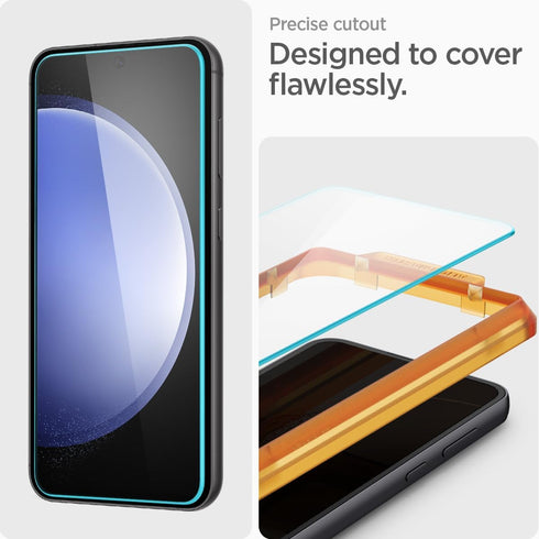 Spigen GlasTR AlignMaster Tempered Glass Screen Protector for Galaxy S23 FE - 2 Pack