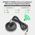 Boobrie 0-3000MHz 5.2ft 4G DC SMA Female Magnetic Antenna Base with SMA Male Connector WiFi Antenna Extension Coaxial