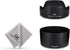 Lens Hood (1+1) for Canon R50 R100 Dual Lens Kit (RF-S 18-45mm F4.5-6.3 STM & RF-S 55-210mm F5-7.1 STM) Replaces ET-60B