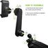 Cellet Sun Visor Phone Mount with 360 Degree Rotation, Compatible with iPhone 12 Pro Max, Samsung Galaxy S20 Ultra, and