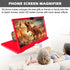 Londehuhai 12" 3D Screen Phone Magnifier, HD Mobile Phone Magnifier Projector Screen for Movies,Videos, Gaming Portable