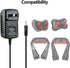 Shiatsu Neck and Back Massager Power Cord, 12V AC DC Charger Compatible with Zyllion, Papillon, Nekteck, COMFIER,