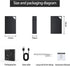 Gonikli 64GB Interviews1 0.8 0.2 Digital Voice Recorder with Memory, USB Charging, Voice Activated Recorder, Mini Small