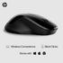 HP 250 Dual Mouse - for Computer or Laptop - Multi-OS & Device Compatibility, Dual-Mode 2.4 GHZ or Bluetooth Connectivity - Multi-Surface Technology - 1-Year Battery Life - Ambidextrous,Black by HP