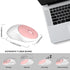 FD iK6630 2.4GHz Set Wireless Keyboard and Mouse Combo - USB Cordless, Cute Round Keys, Quiet and Slim for Laptop