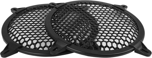 X AUTOHAUX 4pcs Grill Cover, 8 Inch Mesh Protector for Car Speaker Woofer Subwoofer