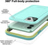 for iPhone 11 Waterproof Case, 6.1 Screen Protector Underwater Shockproof Full-Body Dustproof Rugged Case for Apple