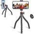 PULUZ Portable Phone Tripod with Wireless Remote and Clip, Flexible Cell Phone Tripod