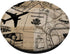 Retro Travel Plane Vintage Map Pilot Flight Attendant Gift PopSockets Standard PopGrip