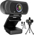 ToLuLu 1080P Webcam with Microphone, HD Webcam Web Camera with Tripod Stand, Widescreen