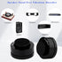 Preffair SP3918 Black Turntable Isolation Feet, HiFi Speaker Shock Absorber Pads with Ceramic Bead Nail