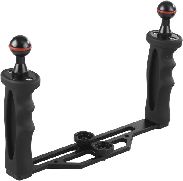 Underwater Video Light Stabilizer Tray, Lightweight Aluminium Tray for GoPro OSMO and Other Cameras with 1/4 inch Screw
