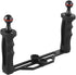 Underwater Video Light Stabilizer Tray, Lightweight Aluminium Tray for GoPro OSMO and Other Cameras with 1/4 inch Screw