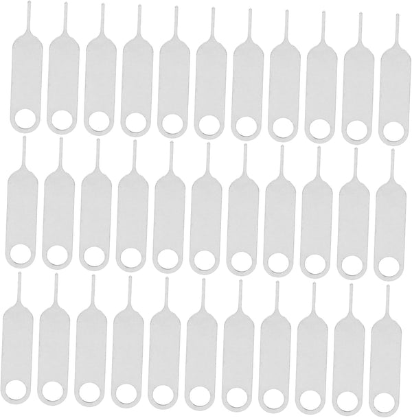 Gadpiparty 500pcs Mobile Phone Sim Card Ejector Tool Durable Stainless Steel Pin