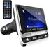 Bluetooth FM Transmitter for Car, Wireless Radio Adapter with Remote Control, Handsfree Auto Kit, USB Charger, and Aux