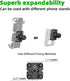 FANAUE Universal Phone Holder with Shock Absorber, Detachable B Size 1" Ball for RAM Mounts - SA-01