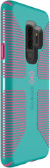 Speck Products Compatible Phone Case for Samsung Galaxy S9 Plus, Candyshell Grip, Caribbean Blue