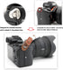 Comfortable Black Cotton Camera Hand Wrist Strap for Sony A7 A9 A6000 A6300 A6500 & Fujifilm X-T30 X-T20