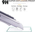 beukei 4 Pack Tempered Glass Screen Protector for Google Pixel 8 Pro 5G (6.7 inch) - Touch Sensitive, Case Friendly, 9H