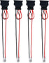 4 Pack Speaker Wire Harness Adapter Replacement for Volkswagen Jetta, GLI, GTI, Beetle, Golf, Passat, Polo