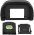 Akozon 760D, 650D, 500D Set EF Digital Camera Viewfinder Eye Cup for - Camera Accessory (Black)