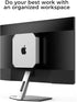 HumanCentric Mount Compatible with Mac Mini, Custom Wall Mount, Rack Mount, Under Desk Mount, VESA Compatible