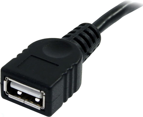 6 Ft Black USB 2.0 Extension Cable - Type A Male to Type A Female, M/f, 6ft