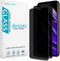 HPTech Privacy Screen Protector (2 Pack) for iPhone 11 & XR, 6.1", Anti-Spy, Tempered Glass, 0.33mm, Bubble-Free, Case