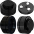 Preffair SP3918 Black Turntable Isolation Feet, HiFi Speaker Shock Absorber Pads with Ceramic Bead Nail