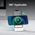 3-in-1 Wireless Charger for MagSafe Charger Stand - 45W USB-C Fast Charging Station for iPhone 14/13/12/Pro/Max/Plus