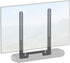 Yibracki Heavy Duty Soundbar Mount for Sonos Ray TV Mount - Height Adjustable