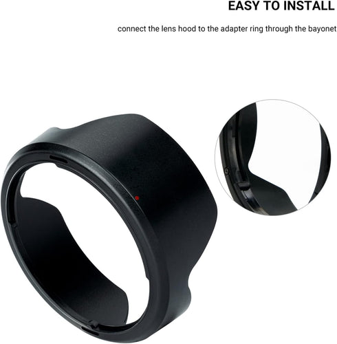 Canon RF 15-30mm F4.5-6.3 IS STM Lens Hood, Reversible Shade for EOS R6 Mark II, Compatible with 67mm Filters