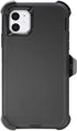 WallSkiN Case for iPhone 11 (6.1") Heavy Duty Military Grade Drop Protection Cover with Clip Stand – Black