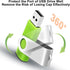 MECHEER 1GB 10 Pack, Bulk USB Flash Drive Thumb Drives Portable USB Storage Flash Drive Memory Stick Jump Drives Office