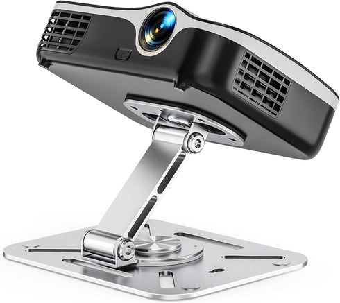 BAISHUN 3-in-1 Projector Stand Desk, Wall and Ceiling Mount with 1/4-Inch Thread, Foldable,