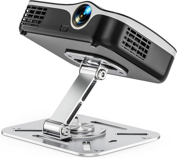 BAISHUN 3-in-1 Projector Stand Desk, Wall and Ceiling Mount with 1/4-Inch Thread, Foldable,