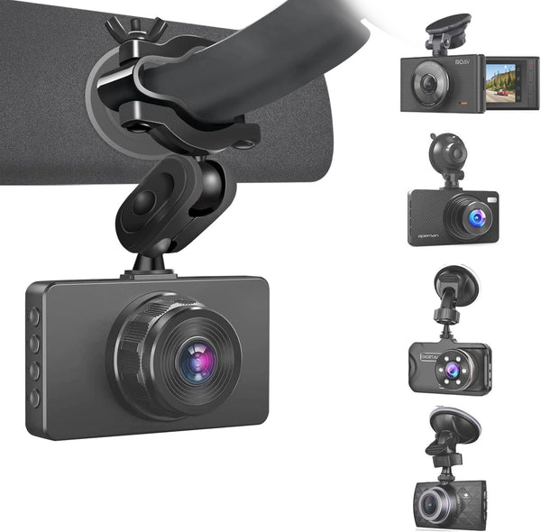 S70 Dash Cam Mount, Mirror Dash Camera Holder with 6pcs Joints for Rove APEMAN CHORTAU Roav Nexar and More