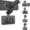 S70 Dash Cam Mount, Mirror Dash Camera Holder with 6pcs Joints for Rove APEMAN CHORTAU Roav Nexar and More