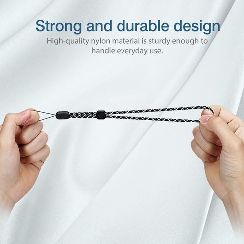 Hand Wrist Strap Lanyard, 6 Pack 8inch Adjustable Nylon Wristlet Straps for Cell Phone, AirPods Pro 2, Camera, Key,